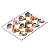 Valentine Golden Retriever Dog Notizblock (Linke Seite)