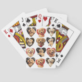 Valentine Golden Retriever Dog Spielkarten (Rückseite)