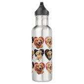 Valentine Golden Retriever Dose Wasser Flasche Edelstahlflasche (Rechts)
