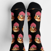 Valentine Golden Retriever Socken (Oben)