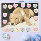 Valentine Golden Retriever Welppy Flyer (Einzeln)