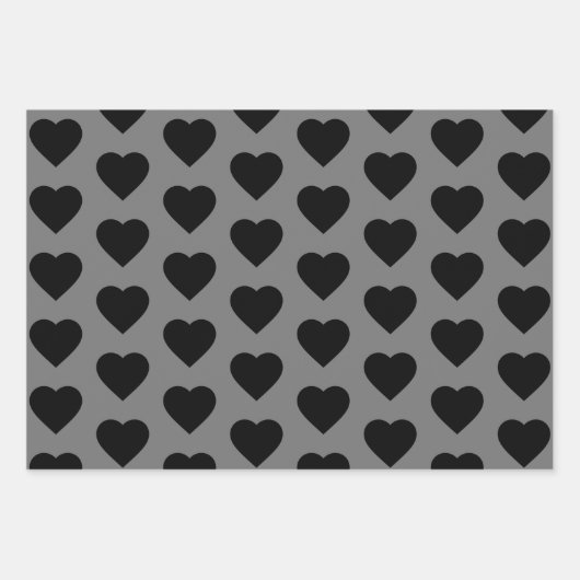 Valentine Goth Liebe Geschenkpapier Set (Vorderseite 2)