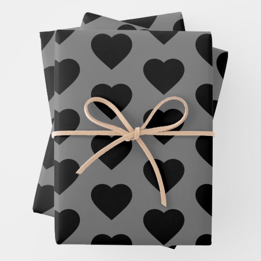 Valentine Goth Liebe Geschenkpapier Set (Beispiel)