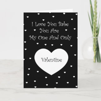 Valentine Gothic Heart Greeting Card Feiertagskarte