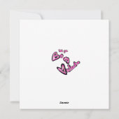 Valentine Graffiti Feiertagskarte (Rückseite)