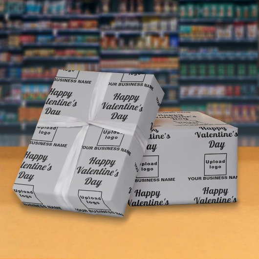 Valentine Gray Wrapping Paper Geschenkpapier