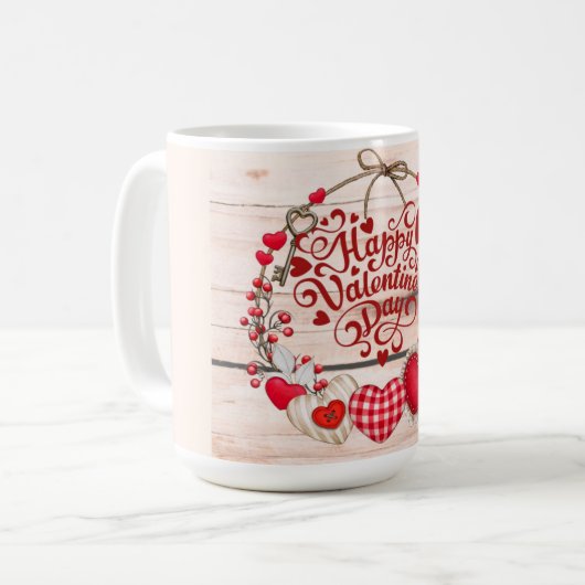Valentine Greetings Kaffeetasse (Vorderseite Links)