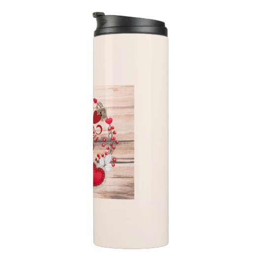 Valentine Greetings Thermosbecher (Nach rechts gedreht)