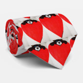 VALENTINE, GROSSE HERZTEDDDY Krawatte (Gerollt)