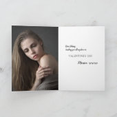 Valentine-Grußkarte Feiertagskarte (Innenseite)