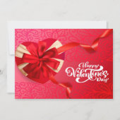 Valentine Grußkarte Mitteilungskarte (Vorderseite)