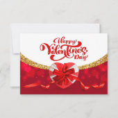 Valentine Grußkarte Mitteilungskarte (Vorderseite)