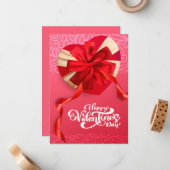 Valentine Grußkarte Mitteilungskarte (Vorderseite/Rückseite Beispiel)