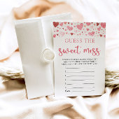 Valentine Guess the Sweet Mess Baby Shooting Game Einladung
