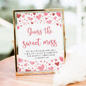 Valentine Guess the Sweet Mess Baby Shooting Game Poster