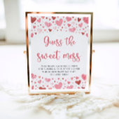 Valentine Guess the Sweet Mess Baby Shooting Game Poster