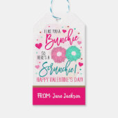 Valentine Hair Scrunchies Gift Tag Geschenkanhänger (Vorderseite)