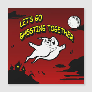 Valentine Halloween Ghosting dünne Magnetkarte Magneteinladung