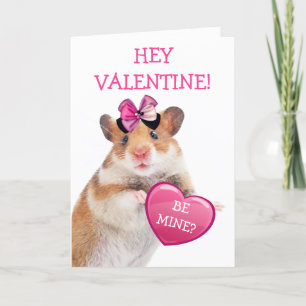 Valentine Hamster/Maus Liebe Feiertagskarte