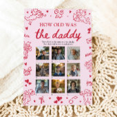 Valentine Hand Drawn How Old Was The Daddy Game Einladung