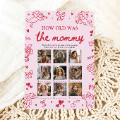 Valentine Hand Drawn How Old Was The Mommy Game Einladung