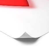 Valentine Hanging Hearts Poster (Ecke)