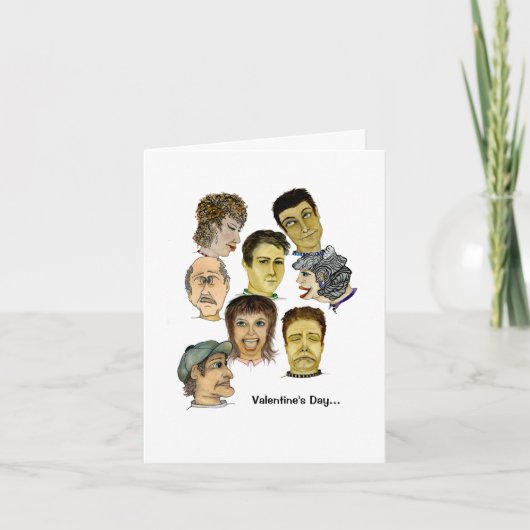 Valentine: Happy Single Awareness Day Card Karte (Vorderseite)