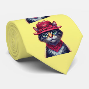 Valentine Hat Kitty Krawatte
