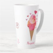 Valentine Hearine Ice Cone Niedliche Kunst Milchtasse (Rechte Ecke)
