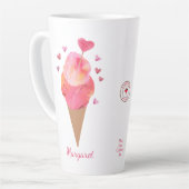Valentine Hearine Ice Cone Niedliche Kunst Milchtasse (Linke Ecke)