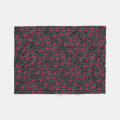 Valentine Heart Art Fleecedecke (Vorderseite (Horizontal))