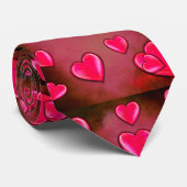 Valentine Heart Art Krawatte (Gerollt)