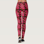 Valentine Heart Art Leggings (Rückseite)