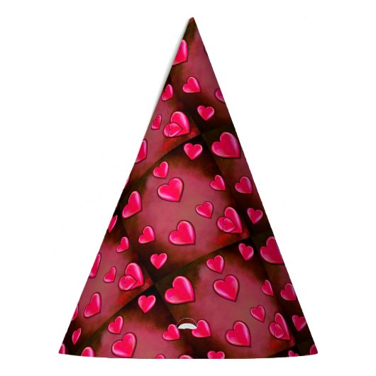 Valentine Heart Art Partyhütchen (Links)