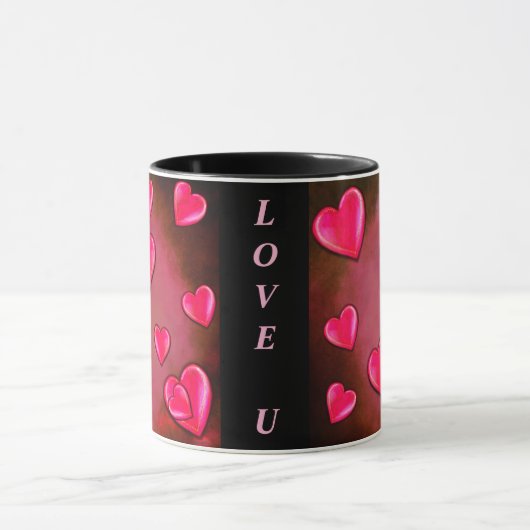 Valentine Heart Art Tasse (Zentrum)