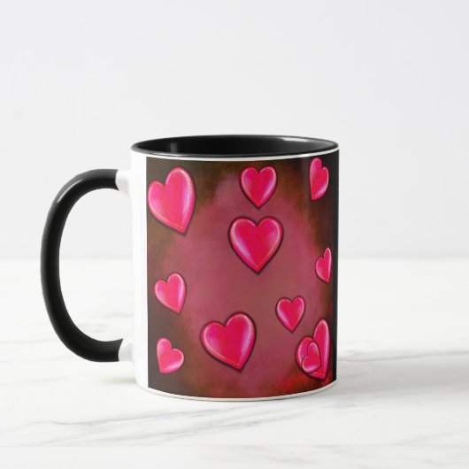 Valentine Heart Art Tasse (Links)