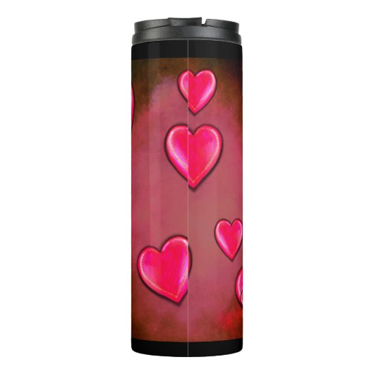 Valentine Heart Art Thermosbecher (Rückseite)