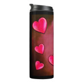 Valentine Heart Art Thermosbecher (Nach rechts gedreht)