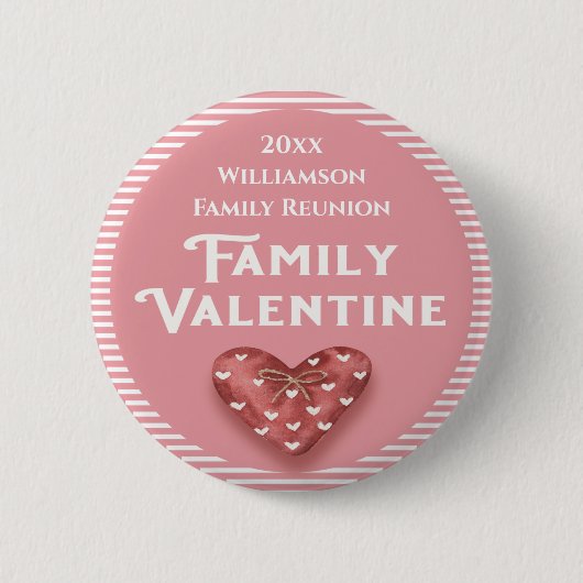 Valentine Heart Award Wiedersehen Button (Vorderseite)