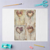 Valentine Heart Balloons Seidenpapier (Basteln)