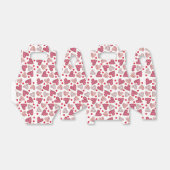Valentine Heart Cookies Muster Geschenkschachtel (Ungefaltet)