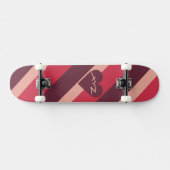 Valentine Heart Custom Monogram Skateboards (Horizontal)