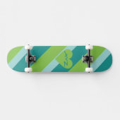 Valentine Heart Custom Monogram Skateboards (Horizontal)