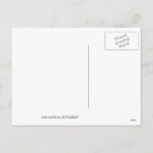 Valentine Heart Custom Postcard Feiertagspostkarte (Rückseite)