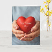 Valentine Heart From Grandparent Karte (Gelbe Blume)