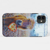 Valentine Heart Horse Case-Mate iPhone Hülle (Rückseite (Horizontal))