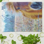 Valentine Heart Horse Handtuch (Gefaltet)