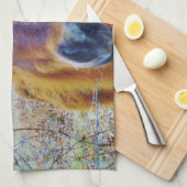 Valentine Heart Horse Handtuch (Viertel Falte)