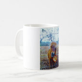 Valentine Heart Horse Kaffeetasse (Vorderseite Links)