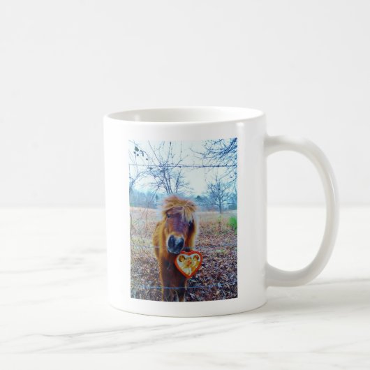 Valentine Heart Horse Kaffeetasse (Rechts)